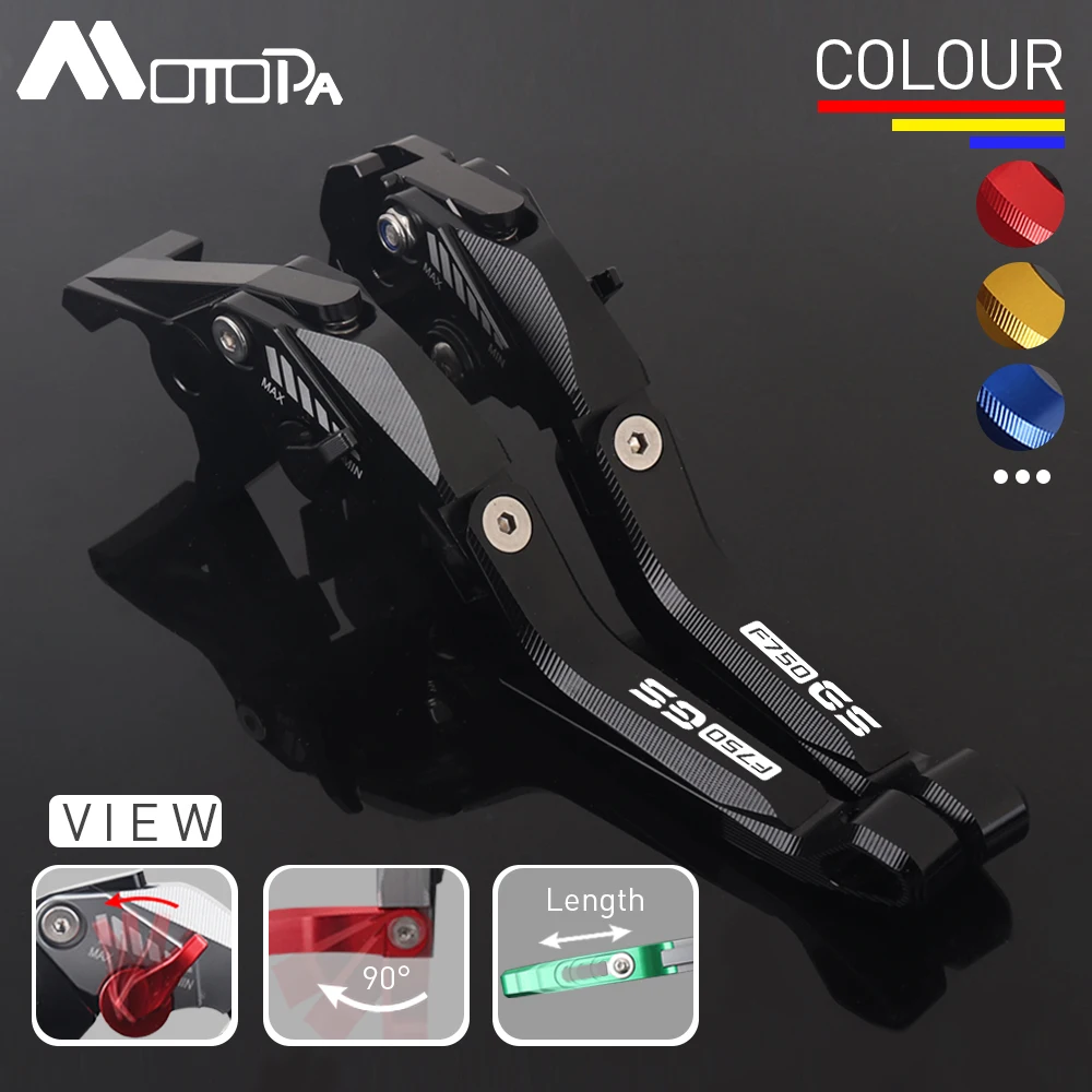 Per Bmw F750Gs F 750Gs F750 Gs 2023 2024 Moto F750Gs Regolabile Cnc 5D Alluminio Leve Frizione Freno Maniglia