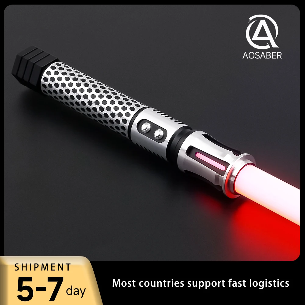 Skeleton Lightsaber Heavy Deling Metal Hilt Smooth Swing 16 Set Suoni Di Film Fx Light Saber Cosplay