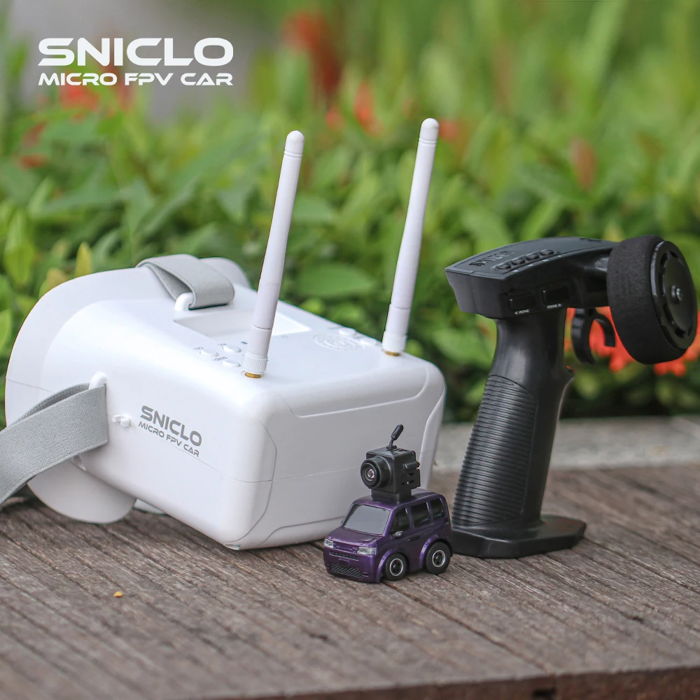Sniclo Toy 1:100 Q25-2011 Sa6 Fpv Rc Car Con Occhiali Micro Rc Desk Race Table Car Remote Control Car Miglior Regalo Snt Fpv Car Rc