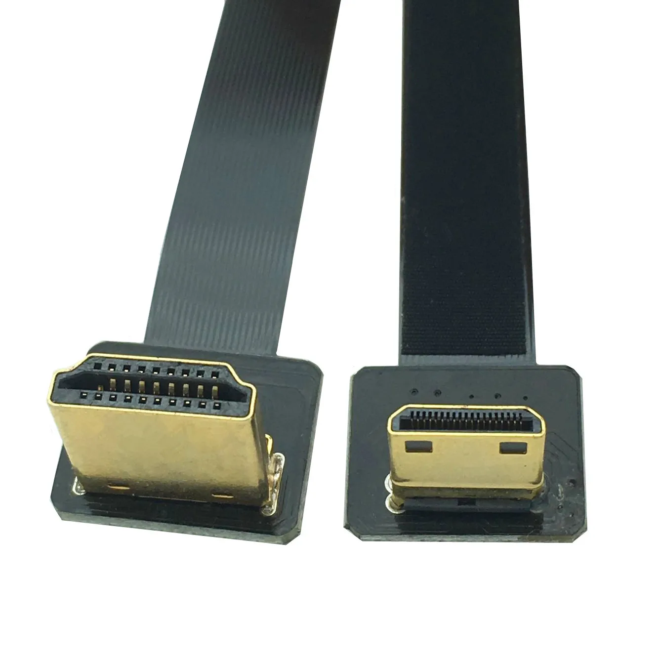 Fpv Hdmi-Compatibile Down Angolato A Mini Hdmi-Compatibile Down Angolato 90 Gradi Fpc Flat Cable Per Multicopter Fotografia Aerea