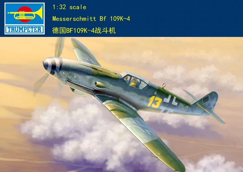 Trombettista 1:32 02299 Messerschmitt Me Bf 109 K-4-Nuovo