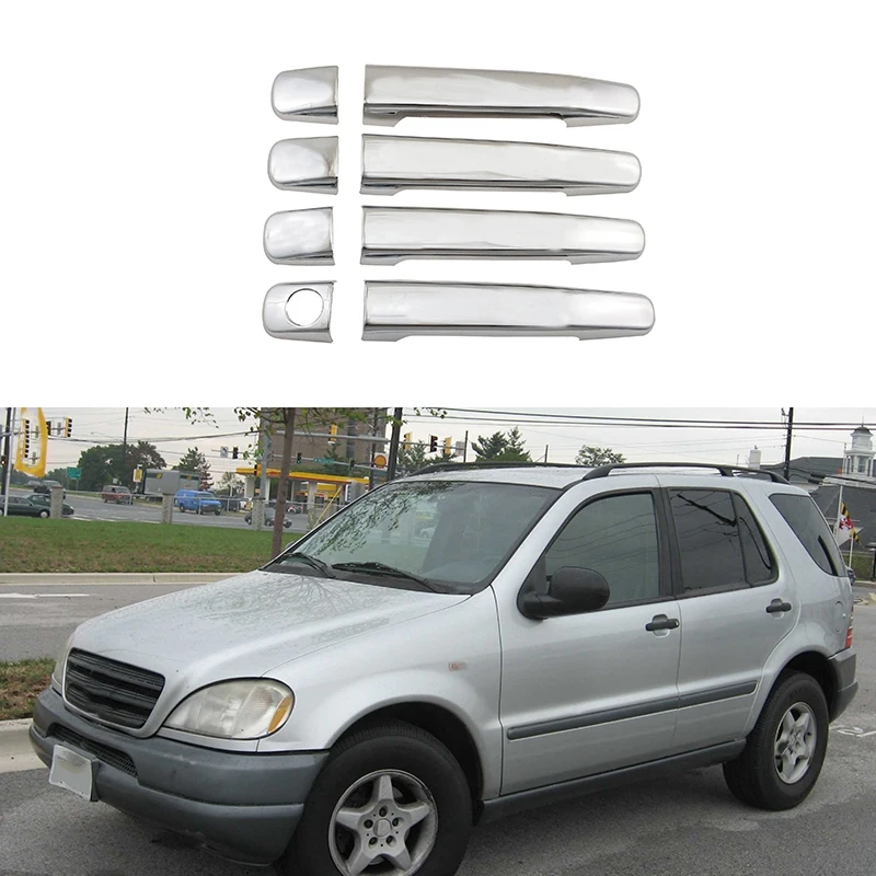 Copri Maniglia Porta Laterale Misura Per Mercedes 1998-2005 Ml-Class W163 Ml320 / Ml350 / Ml500