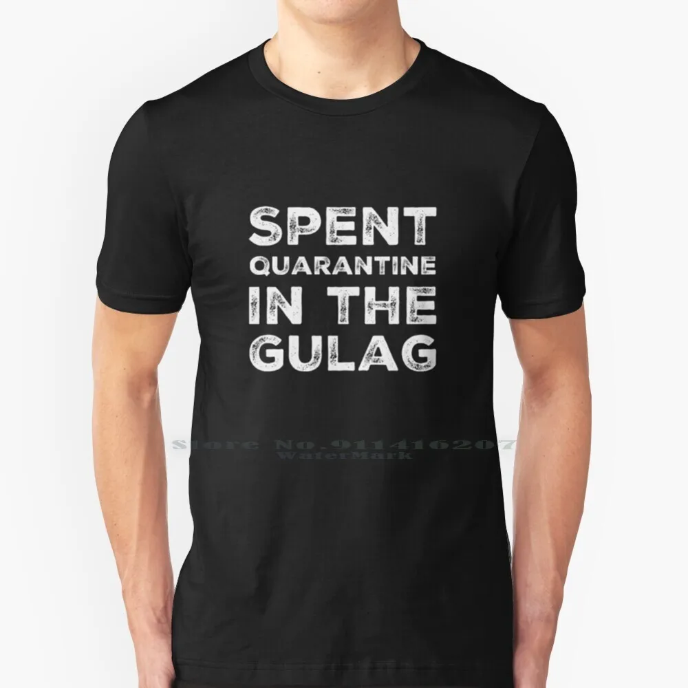 Quarantena Passata In Gulag - Warzone T Shirt 100% Puro Cotone Warzone Gulag Modern Warfare Gaming Verdansk Gamer Battle Royale