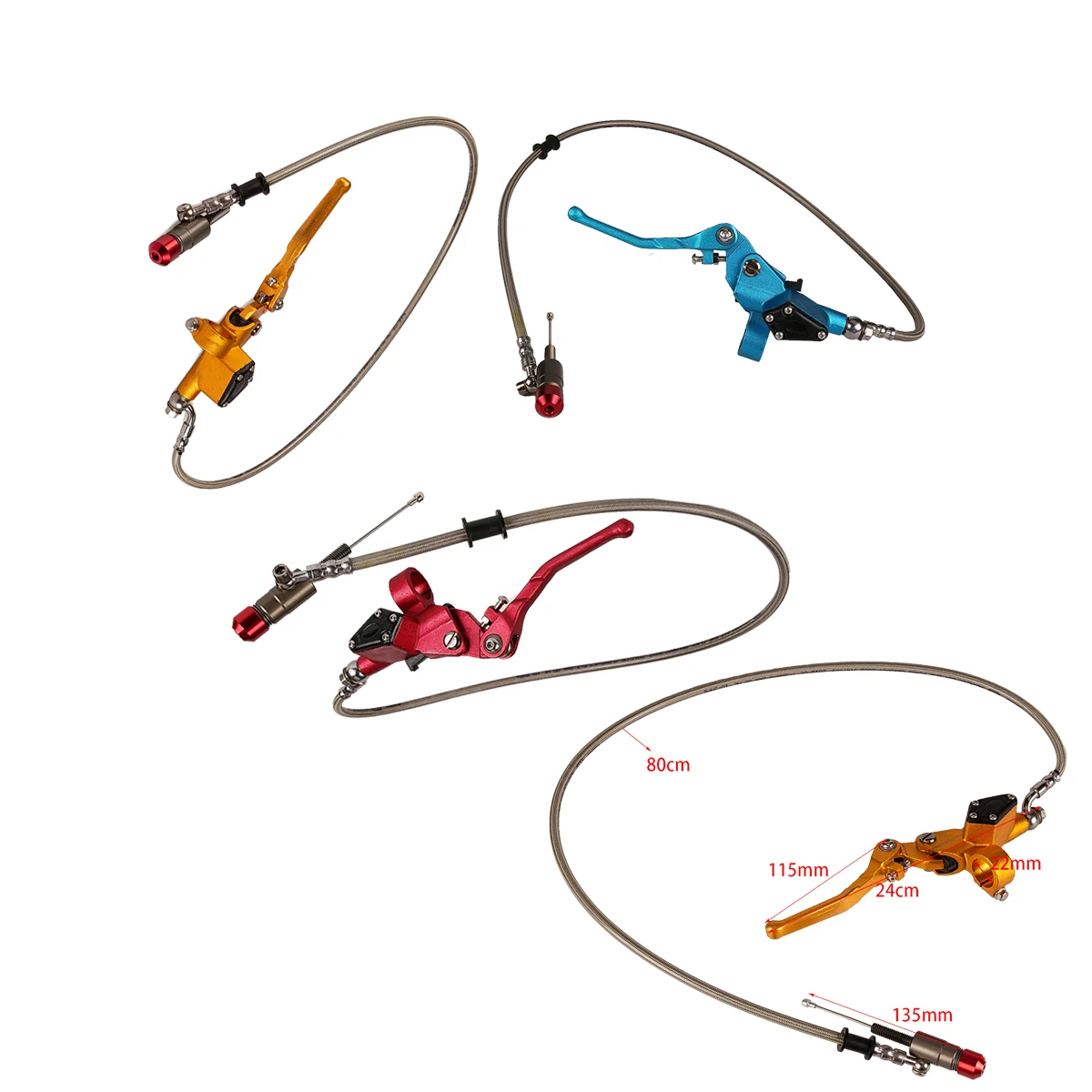 Cilindro Maestro Leva Frizione Idraulica Moto Per Motore Verticale 125-250Cc Dirt Bike Atv Enduro Motocross