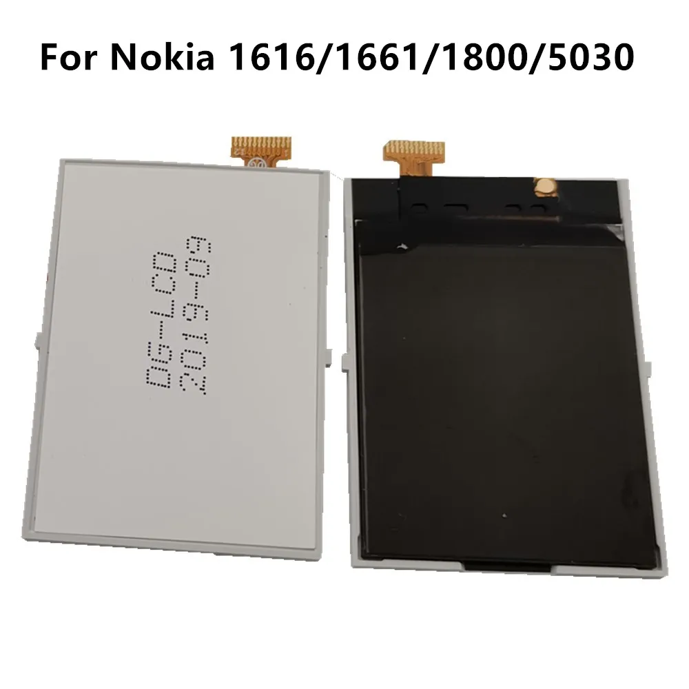 100 Pz/Lotto Per Nokia 1616/1661/1800/5030 Display Lcd Parti Di Ricambio Per Nokia 1616 1661 1800 5030 Parti Dello Schermo Di Visualizzazione