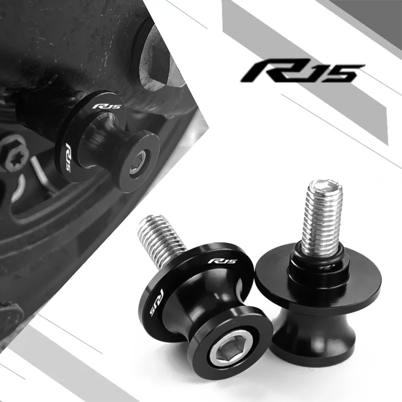 Per Yamaha Yzfr15 Yzf-R15 R15 V3 V3.0 2022 2023 Accessori Moto Cnc M6/M8/M10 Bobine Forcellone Cursori Posteriori Viti Di Supporto