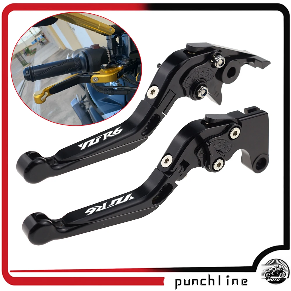Misura Yzf-R6 2005-2016 Leve Frizione Per Yzf R6 Maniglie Freno Estensibili Pieghevoli