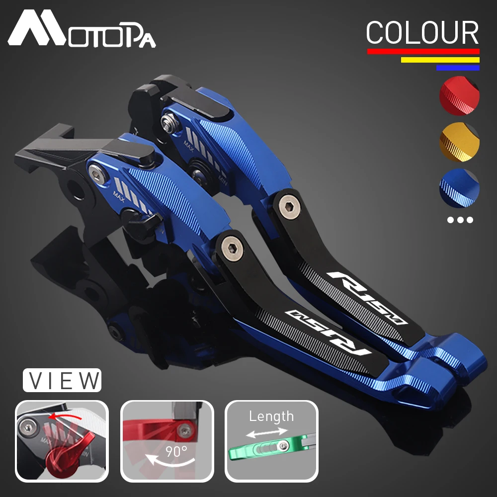 Per Yamaha Yzf R15M 2022 R15 M 2022-2023 Motpa Moto R15M Regolabile Cnc 5D Alluminio Freno Leve Frizione Maniglia