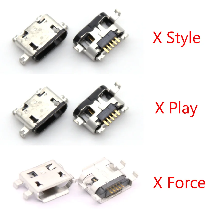 10 Pz Per Motorola Moto X Play Xt1562 Xt1561 Xt1563 / Moto X Force Xt1585 Xt1580 Micro Usb Connettore Di Ricarica Porta Jack Di Ricarica