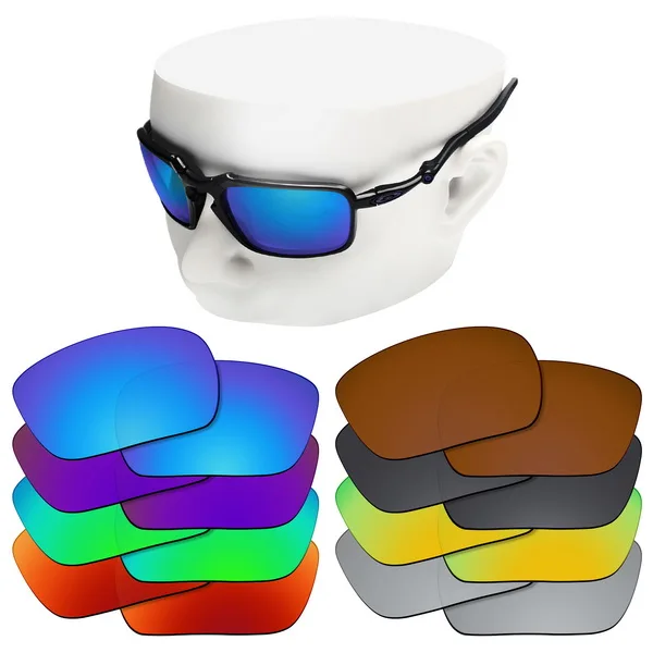 Oowlit Polarizzati Lenti Di Ricambio Per-Oakley Badman Oo6020 Occhiali Da Sole