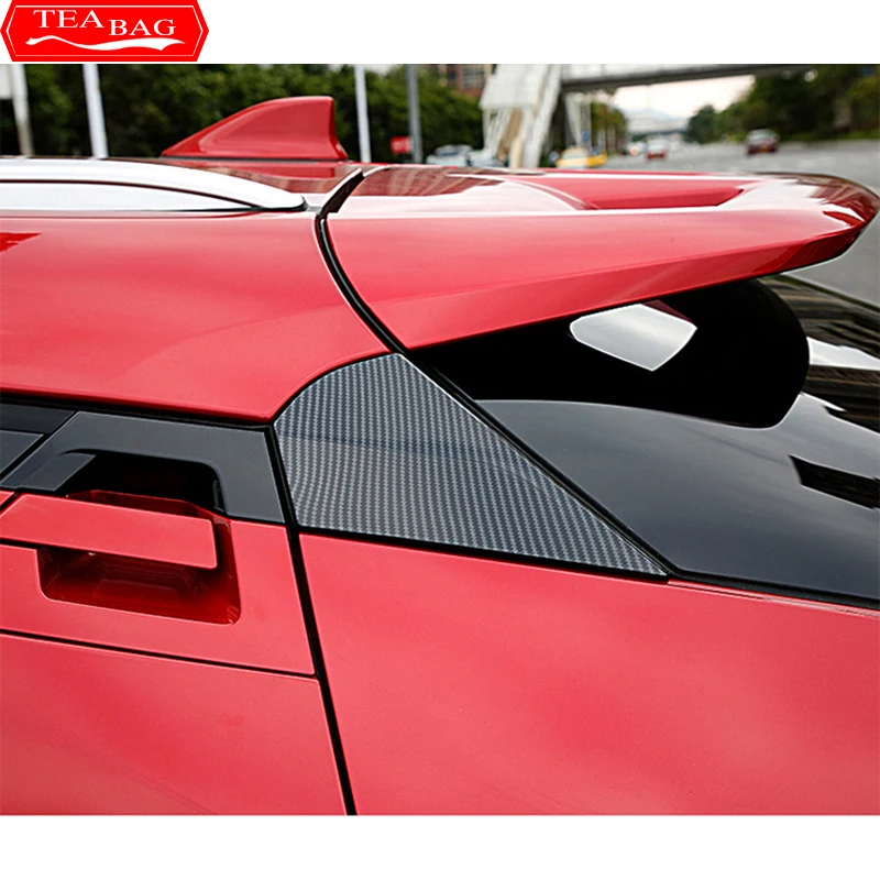 Per Toyota C-Hr Chr C Hr 2017 2018 2019 2020 Car Styling Sport Lunotto Posteriore Paillettes Decorative Tuning Ampio Kit Carrozzeria Accessori