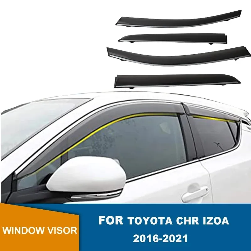 Deflettore Finestra Laterale Per Toyota Chr C-Hr Izoa 2018 Scudo Finestra Parasole Parapioggia Per Toyota Chr 2019 Sun
