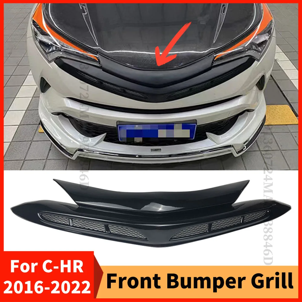 Aggiornamento Carrozzeria Kit Cofano Anteriore Griglia Paraurti Griglia Tuning Accessori Per Toyota C-Hr Chr 2016-2022 Parte Esterna Lifting