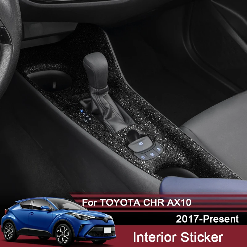 Per Toyota Chr Ax10 2017-2025 Car Interior Sticker Windows Contol Decal Porta Interna Gear Panel Pellicola Protettiva Accessorio Auto