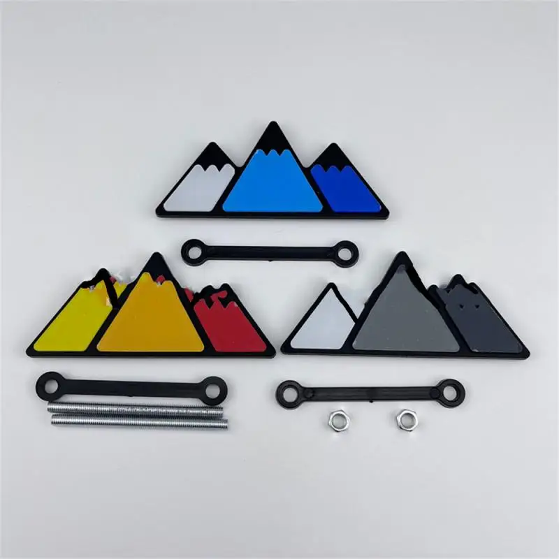 Auto Griglia Etichetta Logo Adesivi Per Toyota Tacoma Tundra 4Runner Trd Highlande Rav4 Chr Car Sticker Snow Mountain Car Accessori