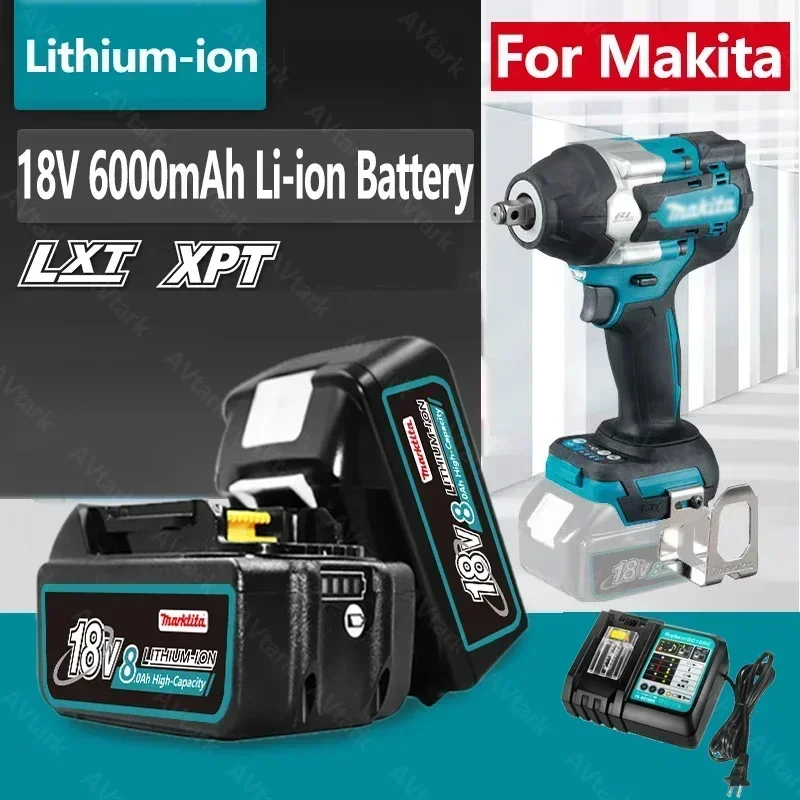 Bl1860 Per Batteria Makita 18V Batteria Ricaricabile 18650 Cella Agli Ioni Di Litio Adatta Per Utensile Elettrico Makita Bl1860 Bl1830 Lxt400