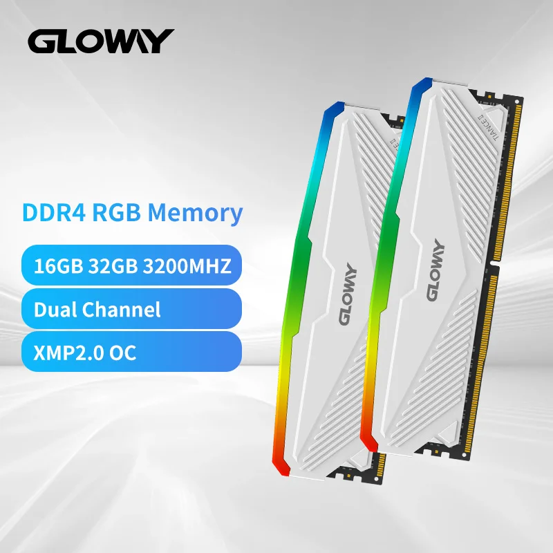 Gloway Rgb Memoria Ram Ddr4 3200Mhz 3600Mhz 16Gb 8 Gbx2 Udimm Dual Channel Ram Memory Desktop Gaming Rams Ad Alte Prestazioni