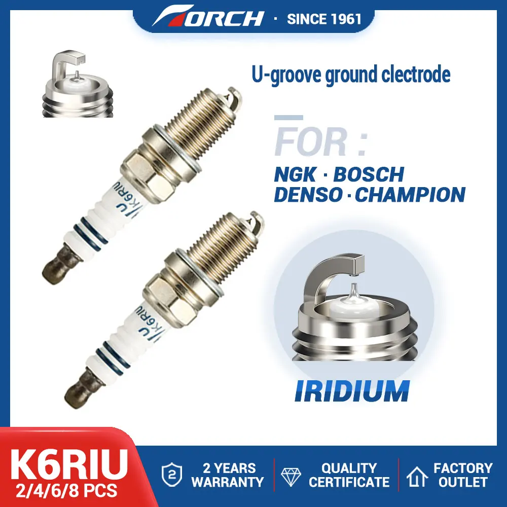 Candela Iridium-Bkr6Eix, Sostituzione Candele K6Riu Per Chevy Cruze 2011-2015, Chevy Sonic 2012-2017