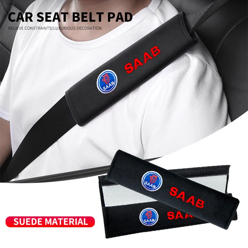 Copertura Della Spalla Del Cuscinetto Di Protezione Della Cintura Di Sicurezza Dell'Auto Per Saab Hirsch Aero 91 93 94 95 97 99 900 9000 Aero X 93X 95