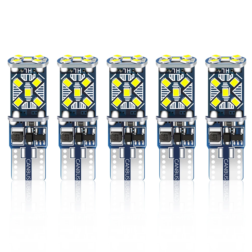 5 Pz T10 W5W Canbus Auto Led Lampadina Dc12V Per Saab 93 95 Saab 9-3 9-5 900 9000 Gaz Gazelle Dacia Lada