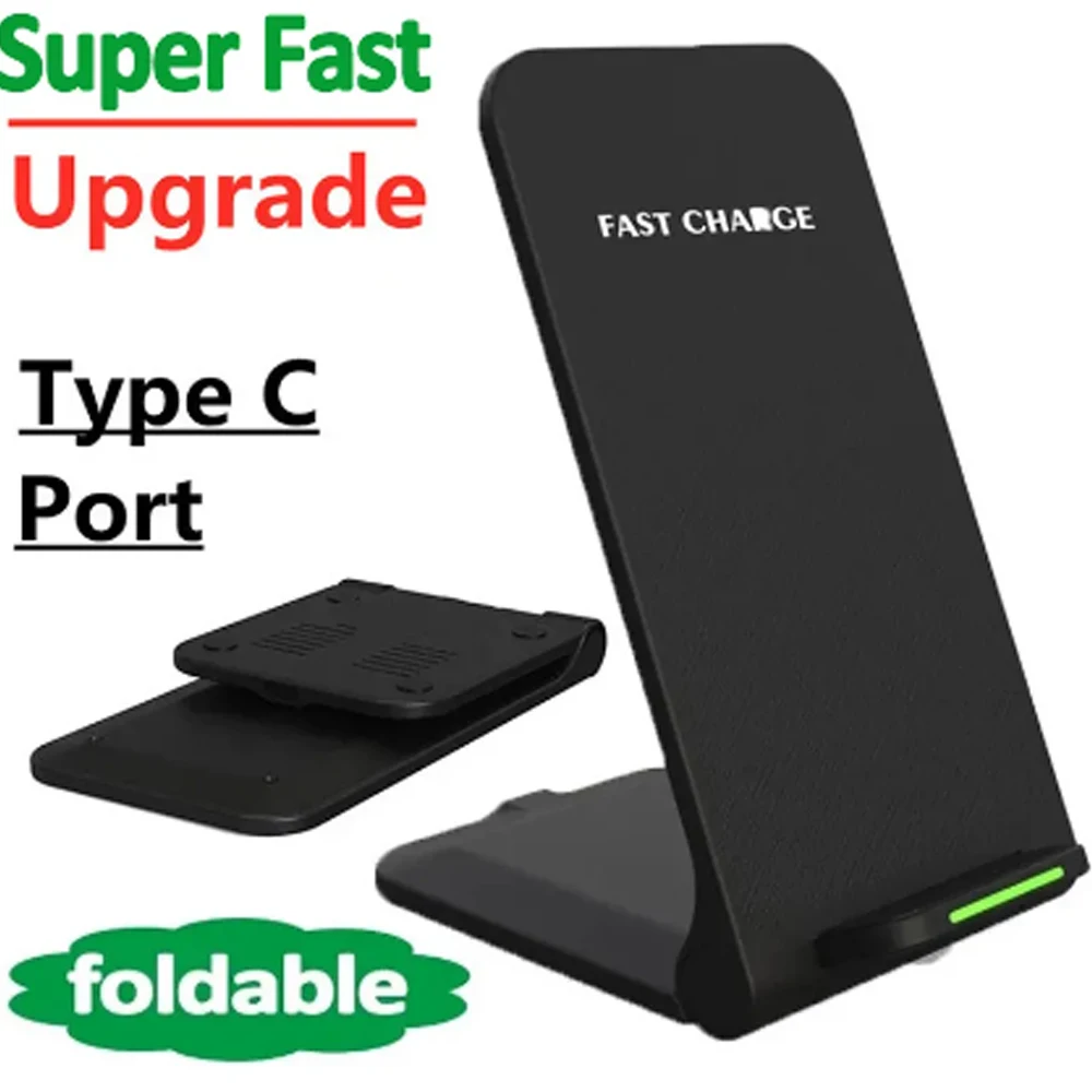 Per Iphone 14 13 12 11X8 Airpods Pro Wireless Qi Charger Supporto Di Ricarica Supporto Dock Per Doogee S95 S95 Pro Sony Xperia 5Iv