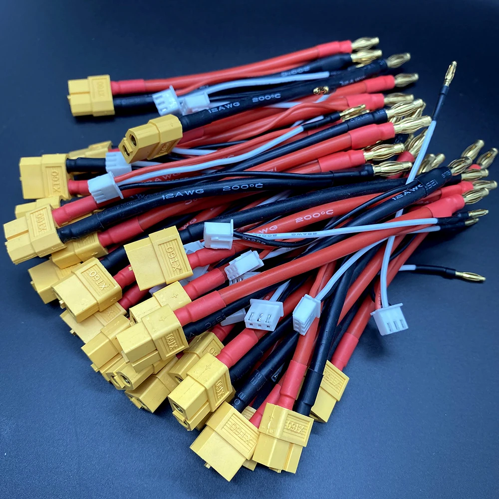 Amass 4Mm 5Mm Bullet Banana A Femmina T Xt60 Xt90 Ec5 Trx Plug Adapter Per Lipo Battery Jst-Xh Balance Wire Connector Parti Rc