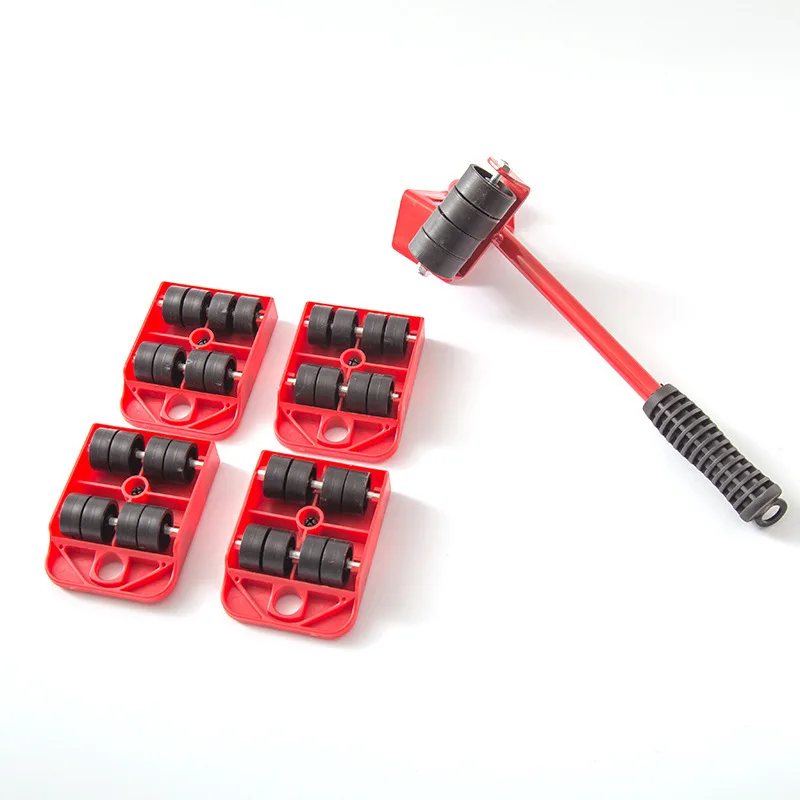 Mover Transport Set 5 Pezzi Pannello Mobile In Plastica Ps Giradischi Ruota Abs Pry Bar A3 Solo 14Mm Maniglia Trattamento Spray Superficiale In Pvc