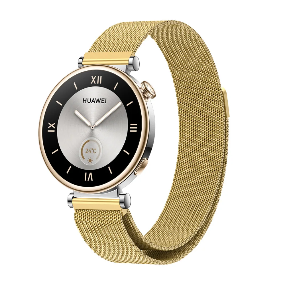18Mm Adatto Per Huawei Gt4 41Mm Cinturino Per Orologio Milano In Metallo Per Huawei Watch Gt4 Ms.
