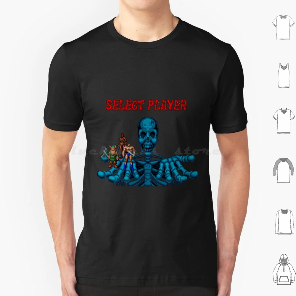 Maglietta Golden Axe 6Xl Cotton Cool Tee Retrogame Abandonware Goldenax Arcade