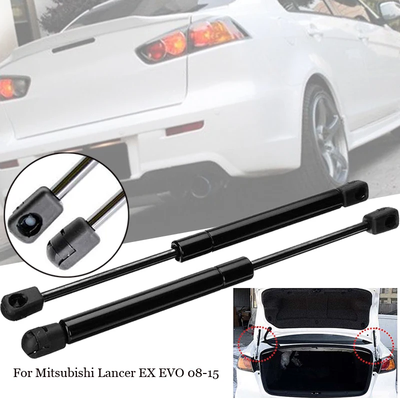 2Pcs Ammortizzatori Puntoni Portellone Bagagliaio Molla A Gas Cofano Montanti Per Mitsubishi Gas Strut Lancer Ex Evo 2008-2015