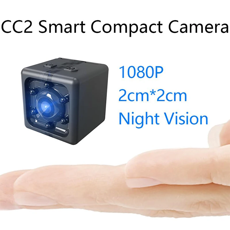 Cc2 Mini Smart Camer 4K 1080P Hd Webcam Ir Night Vision Camcorder Dvr Dv Sport Motion Recorder Videocamera Per Pc Live Streaming