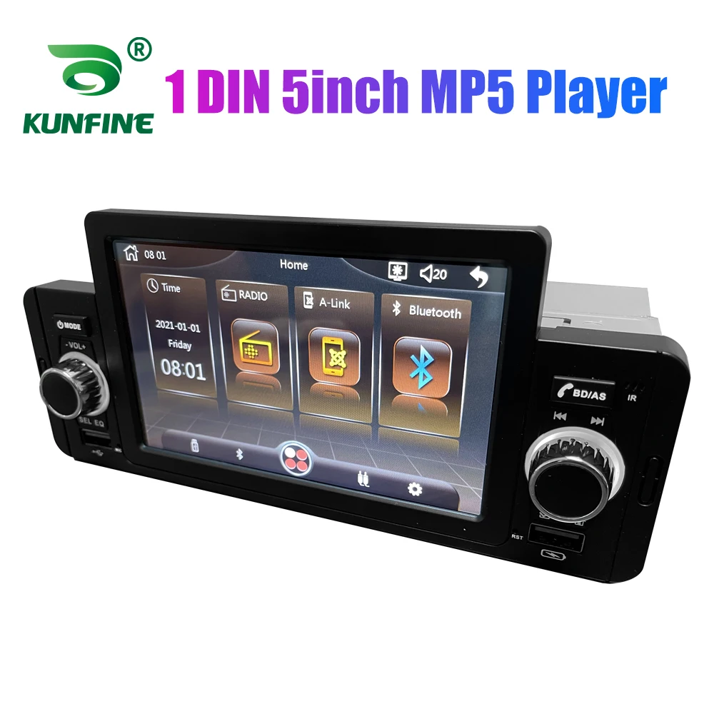 Autoradio Universale 1Din Ips Mp5 Lettore Multimediale Autoradio Autoradio Stereo Con Telecomando Bluetooth