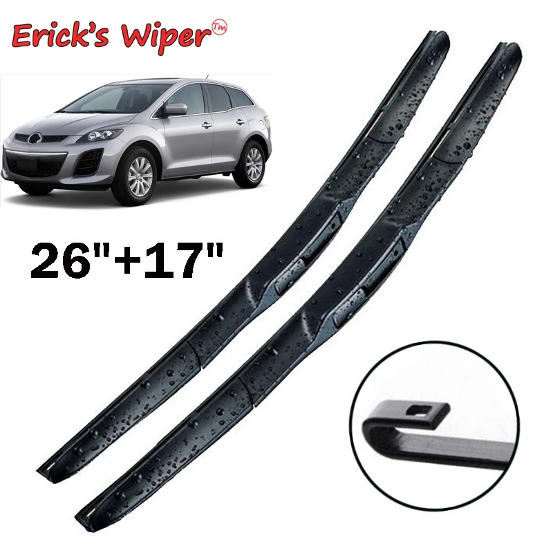 Ener'S Wiper Spazzole Tergicristallo Anteriori Per Mazda Cx7 Cx-7 2006 - 2013 Parabrezza Parabrezza Clean Window Spazzole Antipioggia Per Auto 26 "+ 1