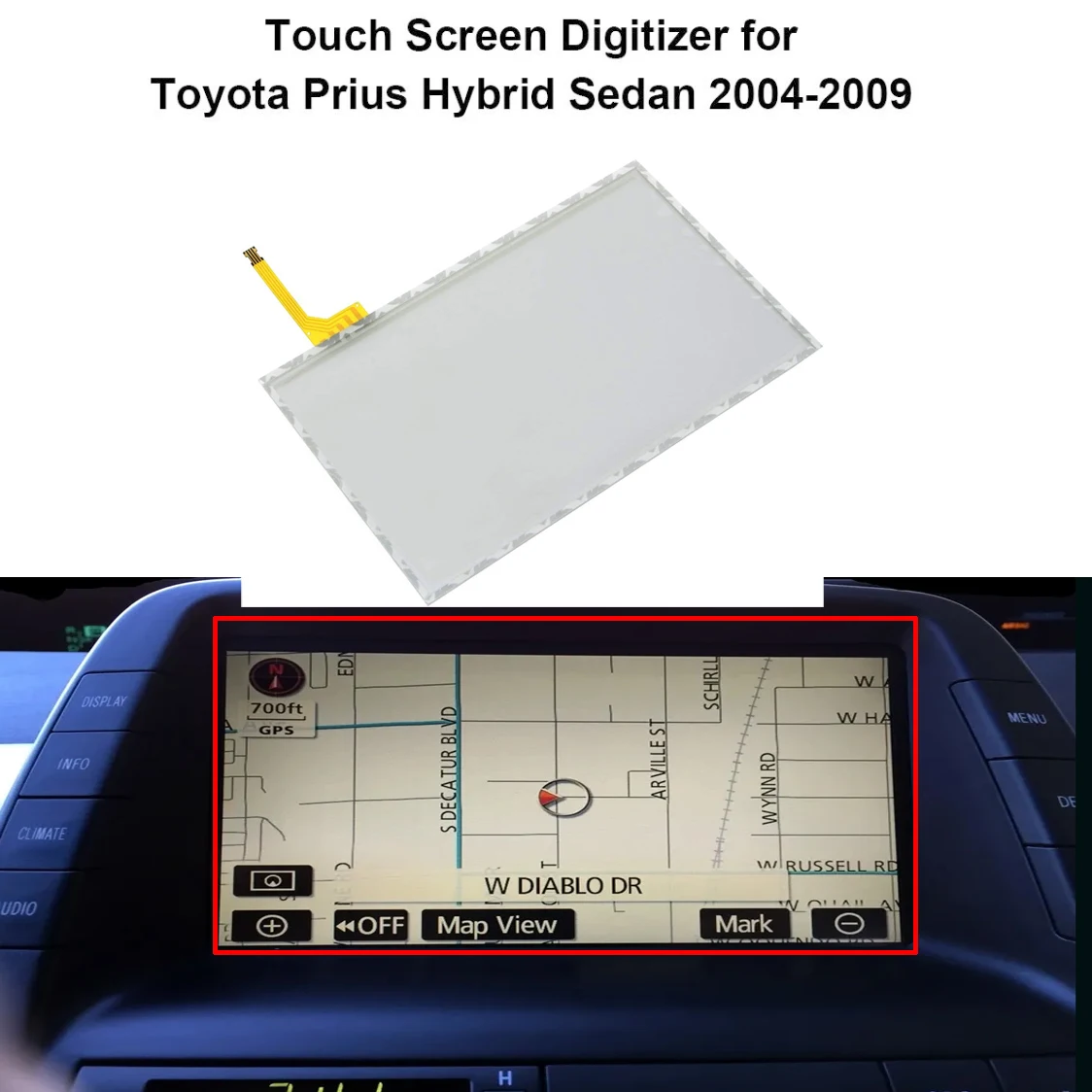 Nuovo Toyota Prius Hybrid Mfd Radio Navi Climate Touch Screen 2006 2007 2008 2009