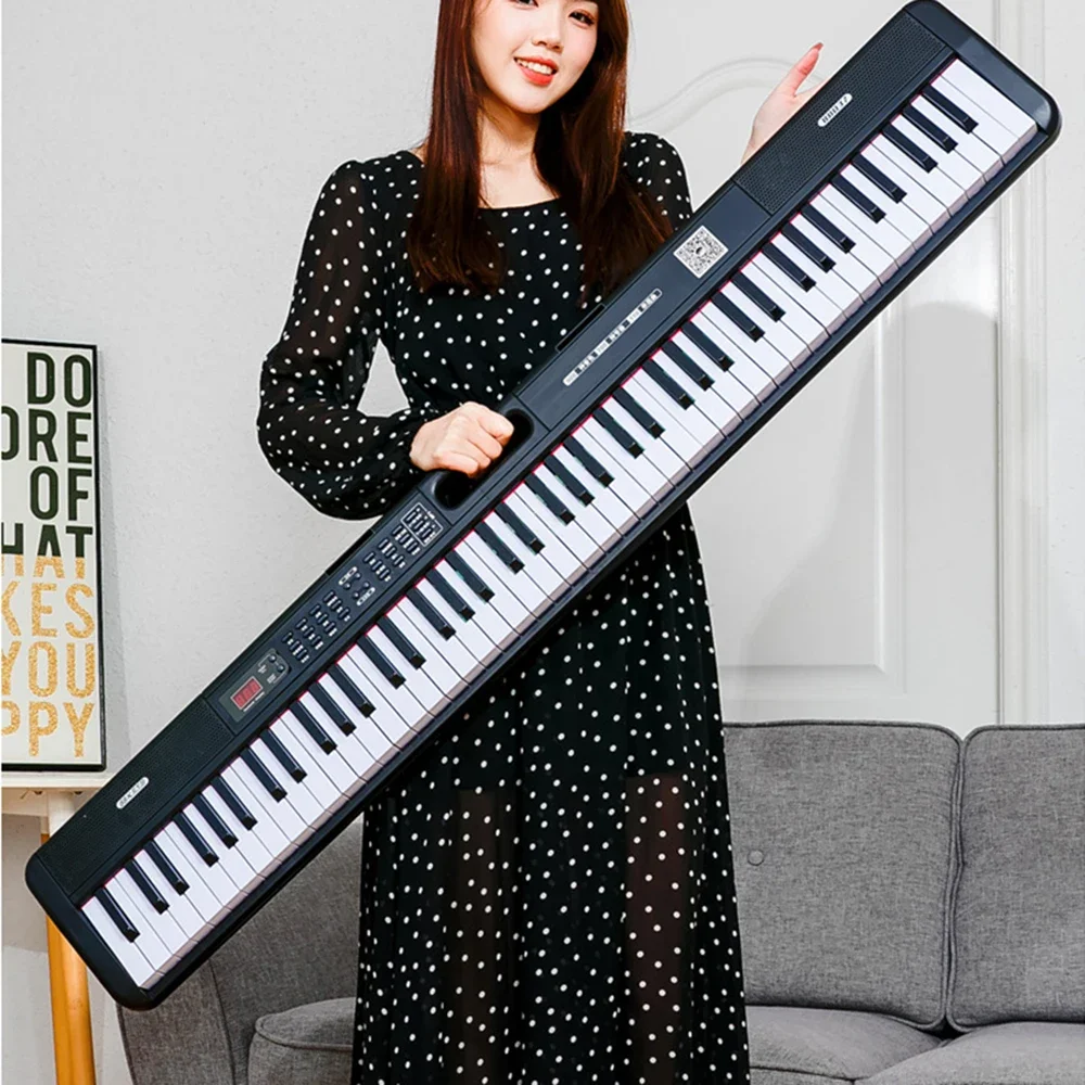 Nuovo Pianoforte Digitale Portatile A 88 Tasti Tastiera Elettronica Multifunzionale Pianoforte Per Pianoforte Studente Strumento Musicale Principiante