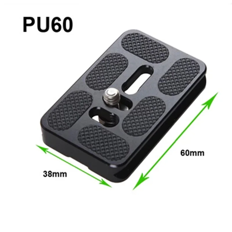 Piastra Treppiede Per Fotocamera Foteto Piastra A Sgancio Rapido Pu60 Universale Per Testa A Sfera Treppiede Arca Swiss Benro B1 B2 B3 J1 J2