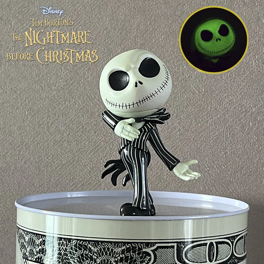 Disney Jack Skellington Figures Model Nottilucente Metal Figure Toy