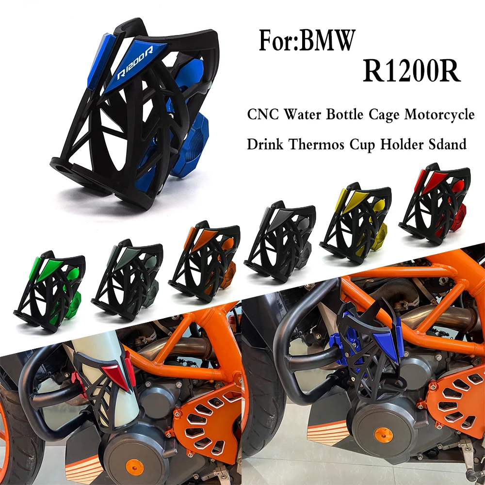 Portaborraccia Cnc Per Bmw R1200R R 1200 R R1200 R R1200R Portabicchieri Thermos Per Bevande Moto Sdand Logo R1200R Bmw