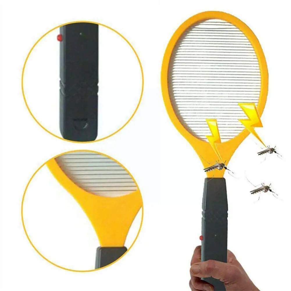 Zanzara Racchetta Elettrica Fly Swatter Friggitrice Mosche Strumenti Cordless Bug Battery Baby Power Sleep Insetti Night Protect Uccide I9W0