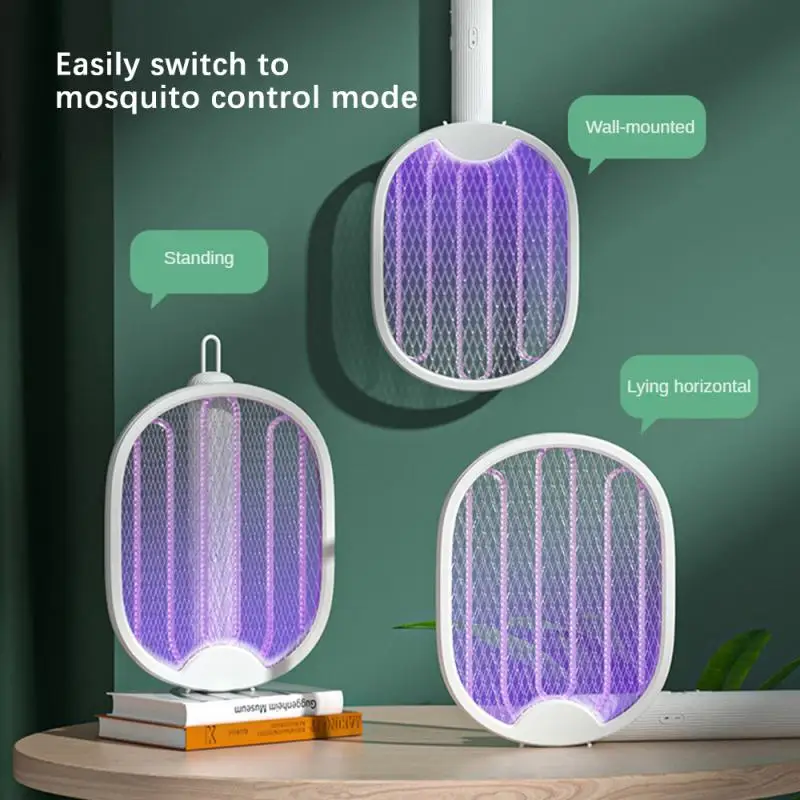 Thunder Electric Mosquito Swatter Shock Elettrico Pieghevole Mosquito Killer Usb Mosquito Killer Ricaricabile Home Mosquito Killer