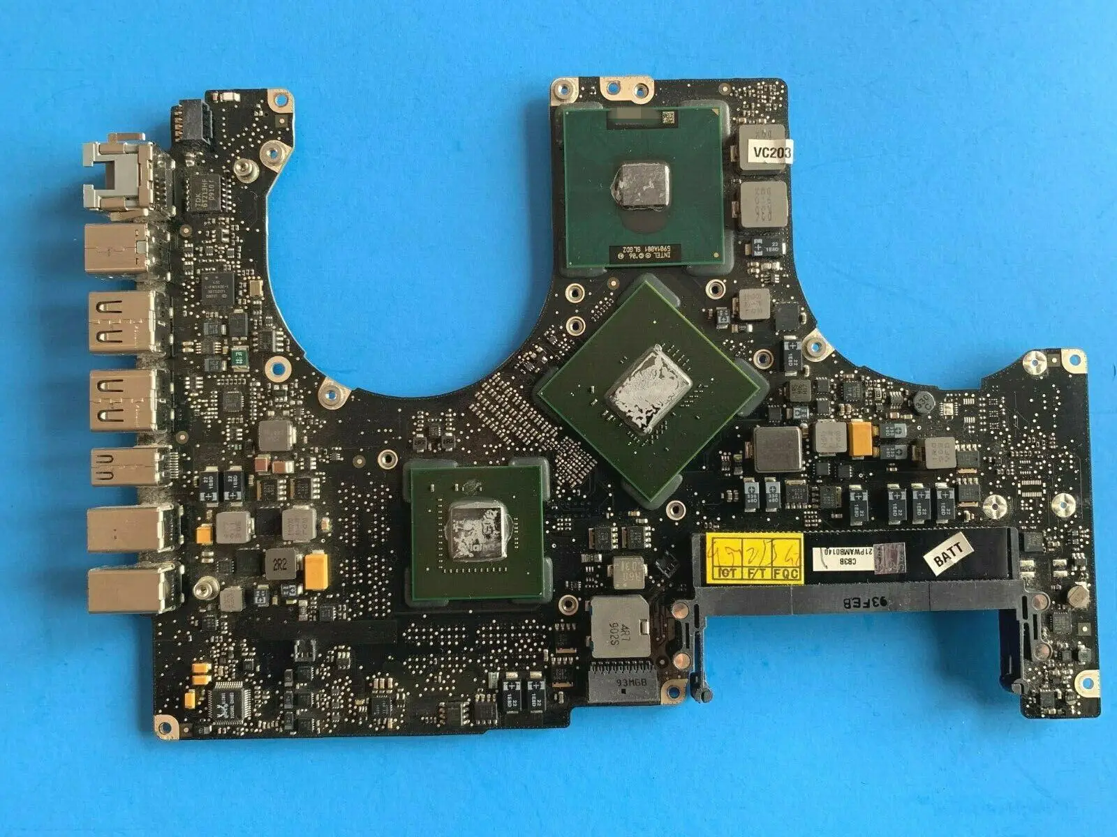 Per Macbook Pro 15 "A1286 2009 Scheda Logica 2.4Ghz P8600 2.66Ghz T9550 820-2532-A 661-4834 661-5098 661-5089