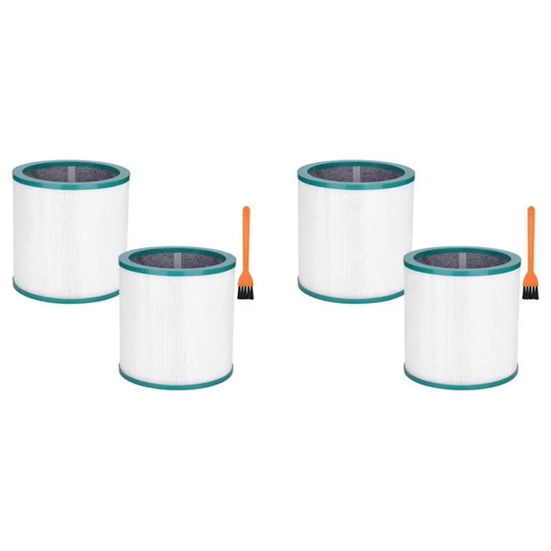 4 Pezzi Di Ricambio Tp02 Filtri Purificatore D'Aria Per Dyson Pure Cool Link Modelli Tp01, Tp02, Tp03, Bp01, Purificatore A Torre Am11