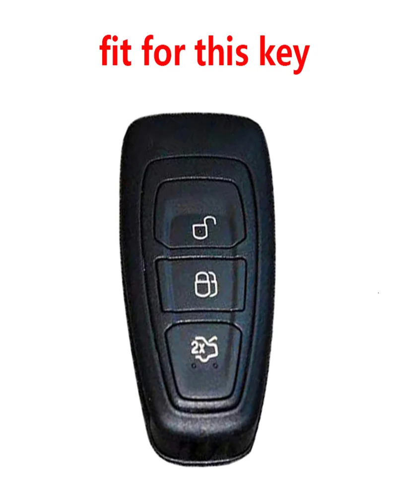 Per Ford Focus Mk3 C-Max C Max S-Max Cmax Kuga 2 Mondeo Mk4 Copertura Chiave Auto In Silicone Ford Key Case Focus Black