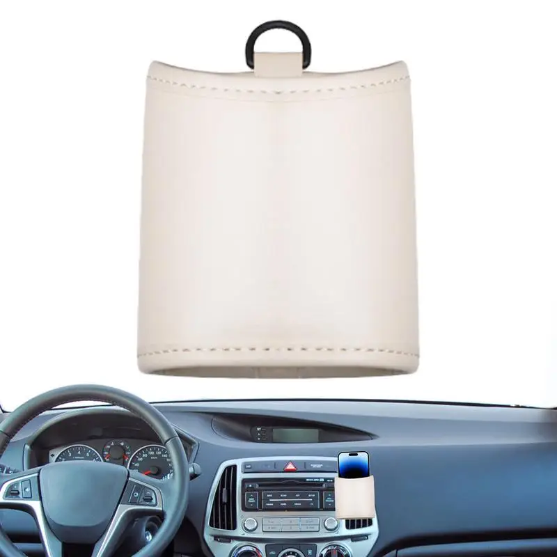 Air Vent Organizer Per Auto Auto Occhiali Da Sole Scatola Portaoggetti In Pelle Multifunzionale Auto Vent Pocket Organizer Per Chiavi Penne Occhiali