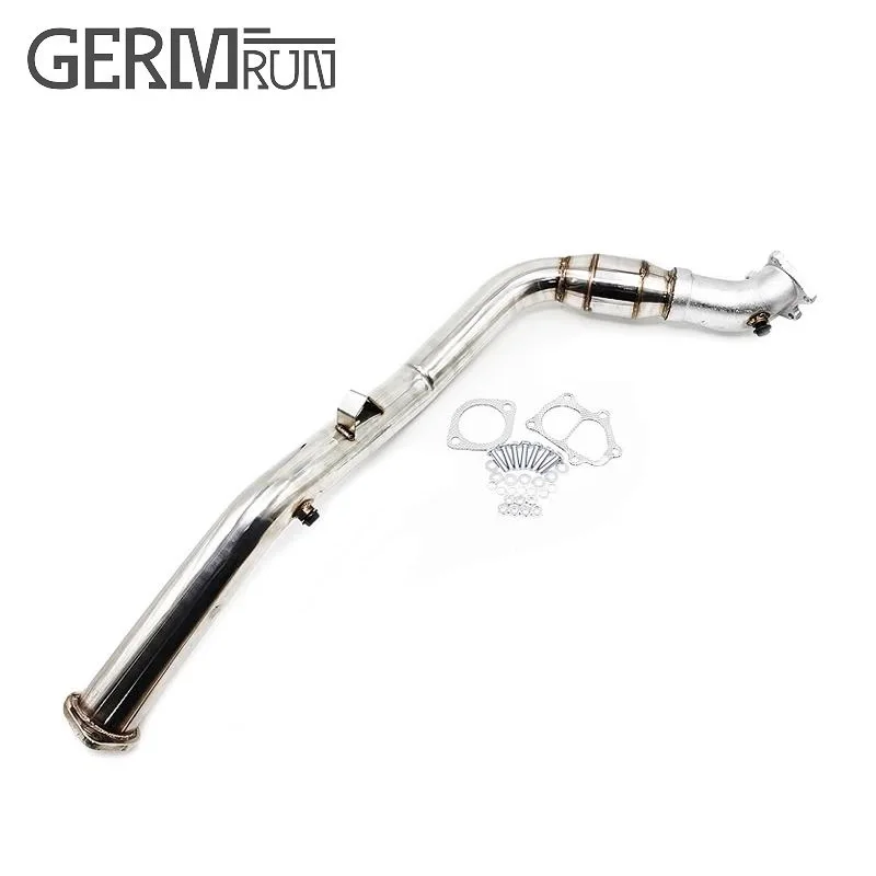 Downpipe Con Catalitico Adatto Per Suba * Ru Imprez @ Wrx Sti 2008-14 Ej20 Ej25 3 "Tur-Bo Downpipe Highflow Cat