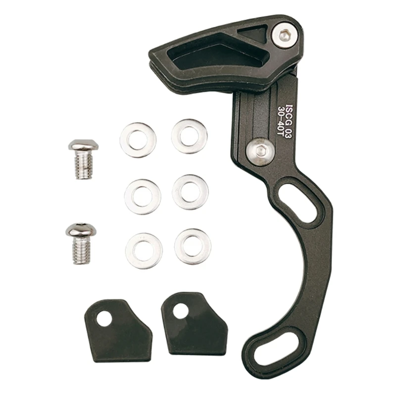 Y1Qe Bike Chain Guide Mtb 1X System Iscg 03 Iscg 05 Bb-Axis Post Mount Lavorato Anodizzato Single Plate Mtb Bike Gear Guide