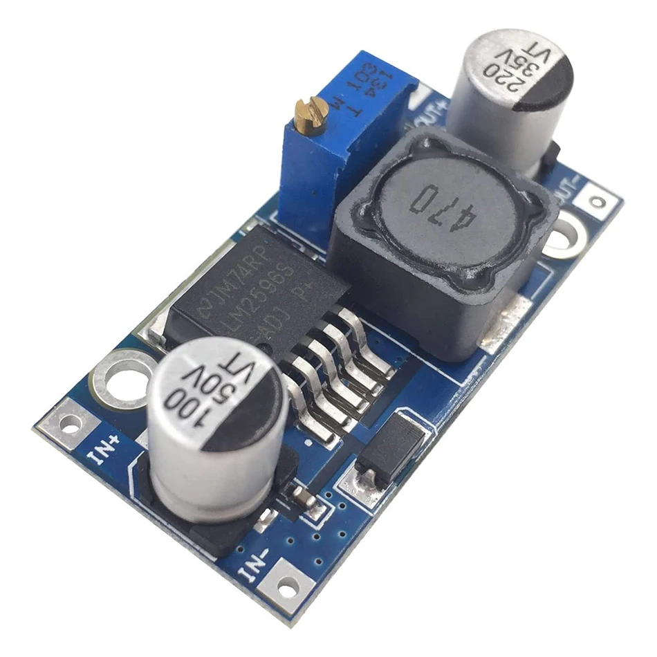1Pcs Lm2596 Lm2596S Dc-Dc 4.5-40V Adjustable Step-Down Power Supply Module