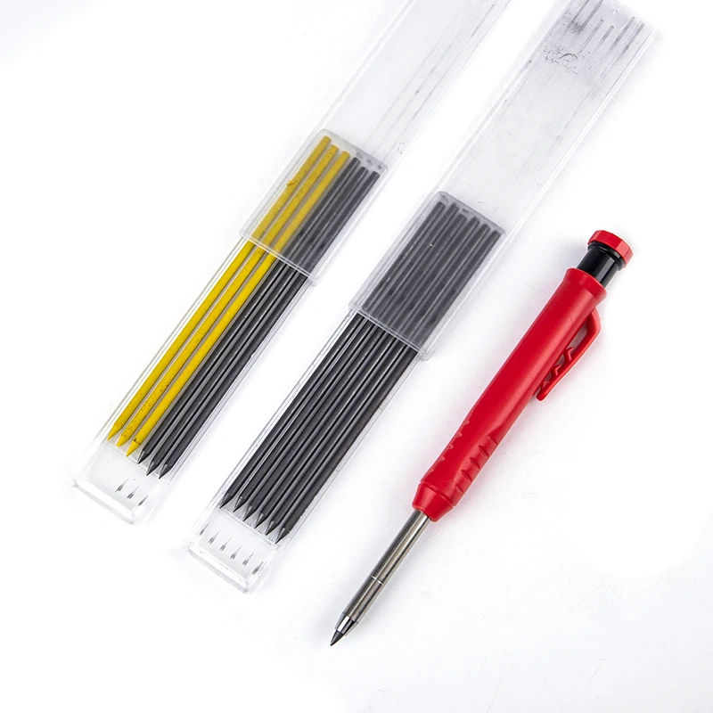 1Pc Carpenter Pencil Holder Foro Profondo Pennarello Meccanico Supporto Per Matita Tascabile Carpenteria Marcatura Scribe Tool Woodworker