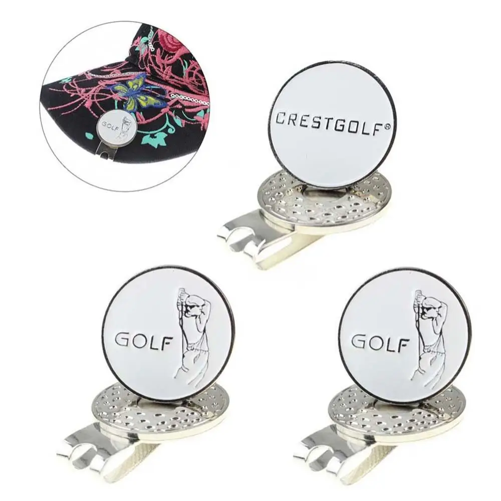 1 Pc Ball Position Mark Golf Training Aids Cap Clip Accessori Golf Putting Alignment Golf Marker Hat Marker Golf Hat Clip