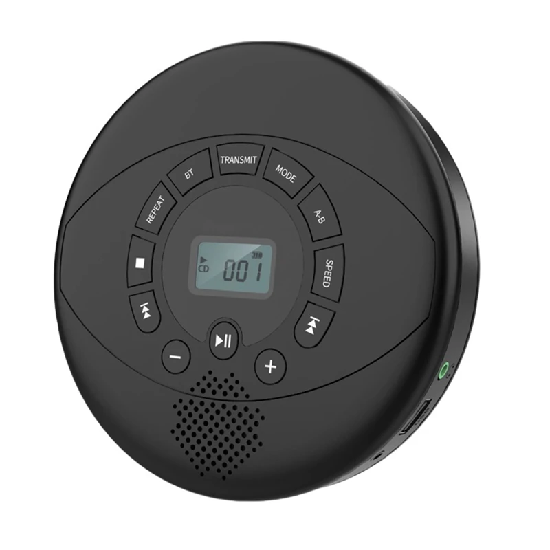 Lettore Cd Portatile Walkman Bluetooth Cd Walkman Lettore Cd Ricaricabile Altoparlante Integrato Con Porta Usb/Aux/Cuffia